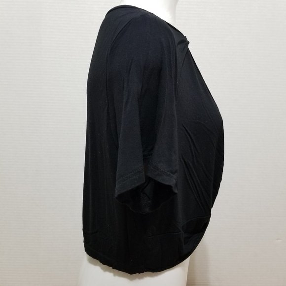 SHEIN Curve top 3XL twist front cropped open cutout keyhole front stretch - Picture 4 of 9